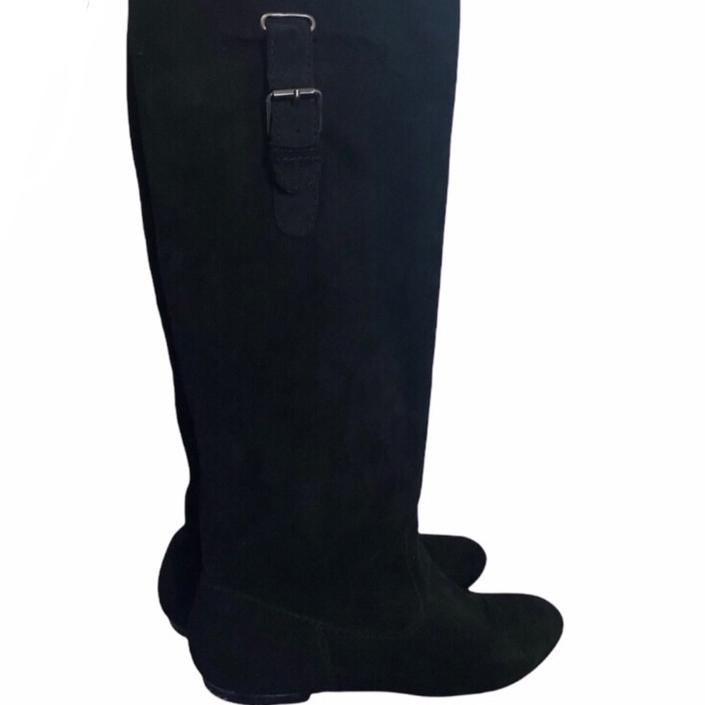 ZIGI Soho Oak Suede Leather Flat Knee Length Boots, 7.5